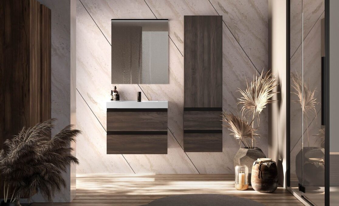 Шкаф за баня Harmony OUHW окачен - AVE Ceramica