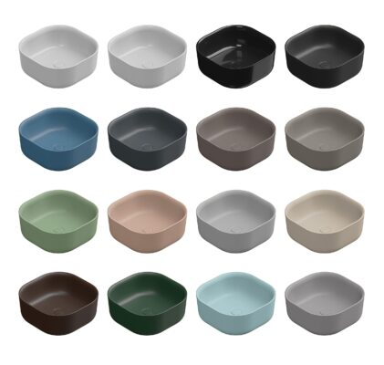 Правоъгълна мивка за баня GSG HIT! – бял гланц, 60 см - GSG Ceramic Design -  AVE Ceramica