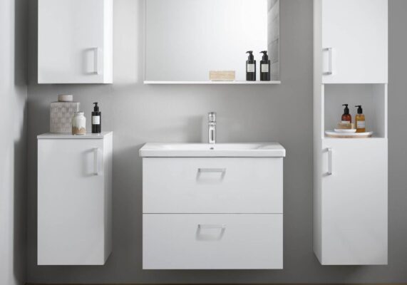 Шкаф за баня Evelin OUE II/2 – 55, 65, 80 - Shop -  AVE Ceramica