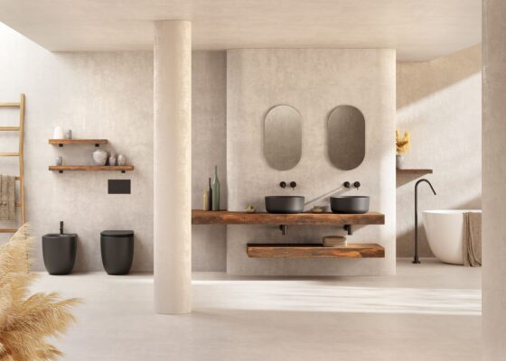 Кръгла мивка за баня GSG HIT! – бял гланц, 42 см - GSG Ceramic Design -  AVE Ceramica