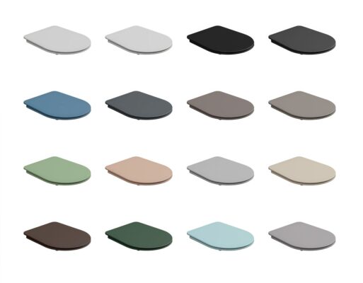 Капак за тоалетна чиния GSG BRIO – бял гланц, Slim - GSG Ceramic Design -  AVE Ceramica