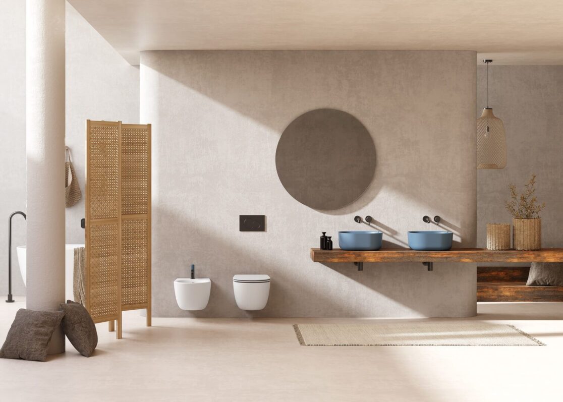 Квадратна мивка за баня GSG HIT! – бял гланц, 42 см - AVE Ceramica