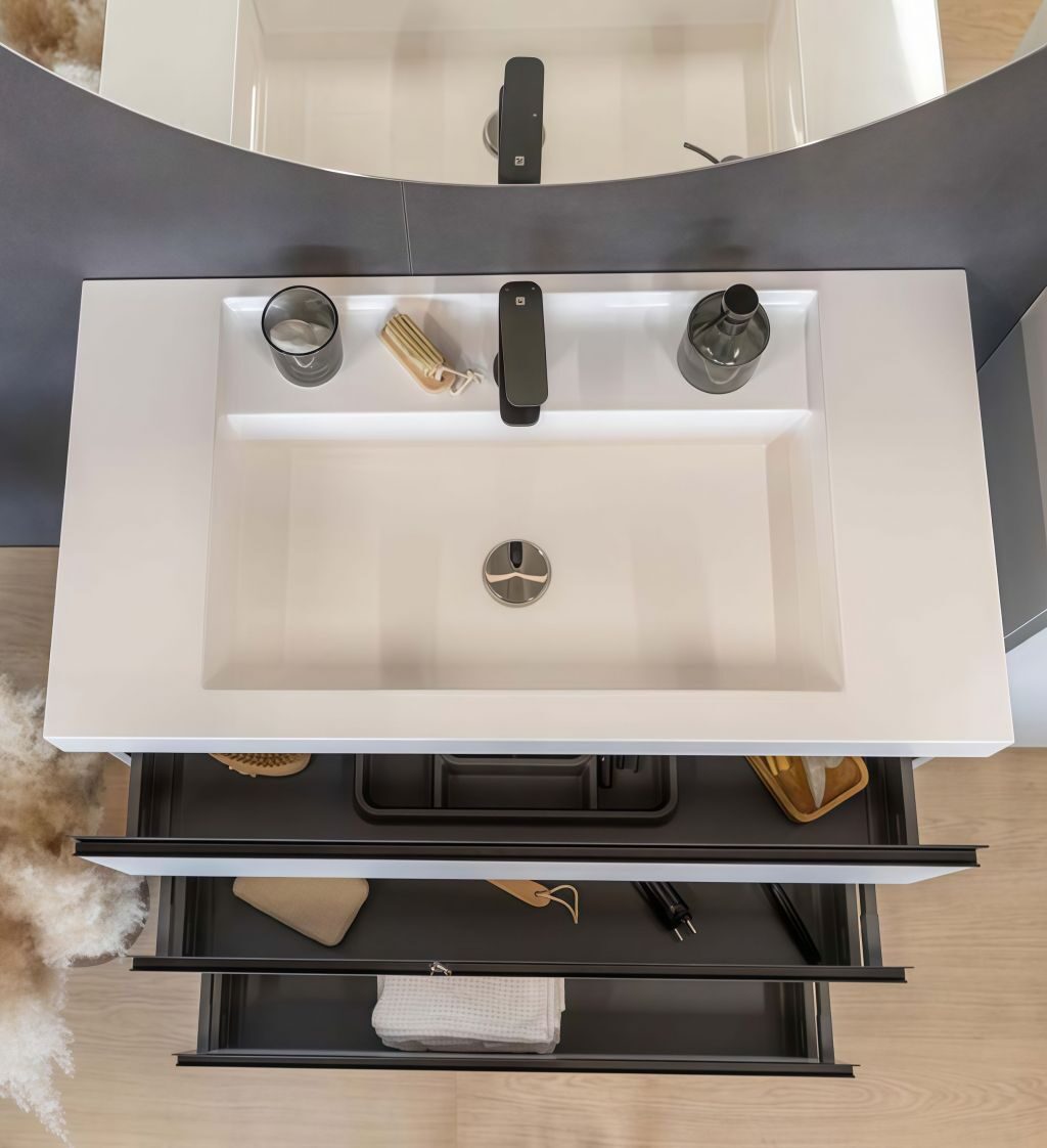 Шкаф за баня Harmony OUHW окачен - AVE Ceramica