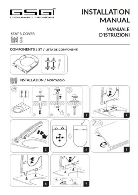 Капак за тоалетна чиния GSG HIT! – черен мат, Slim - Shop -  AVE Ceramica