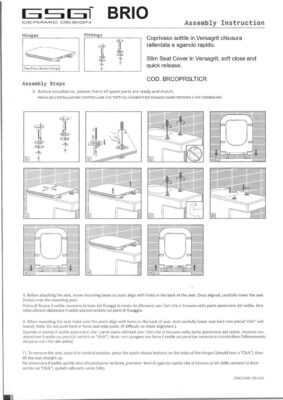 Капак за тоалетна чиния GSG BRIO – бял гланц, Slim - GSG Ceramic Design -  AVE Ceramica