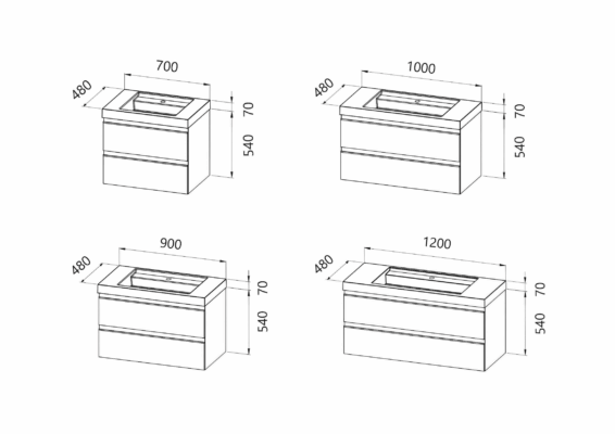 Шкаф за баня Harmony OUHW окачен - Shop -  AVE Ceramica