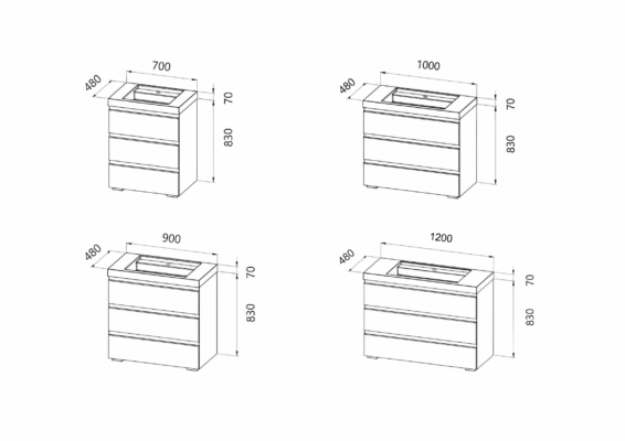 Шкаф за баня Harmony OUHF стоящ - Shop -  AVE Ceramica