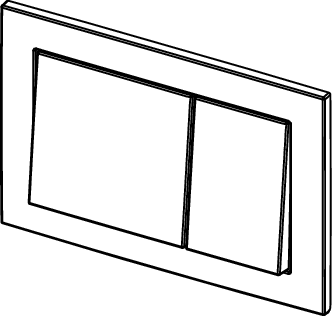 Промо! Комплект тоалетна чиния GSG HIT! бял гланц + структура за вграждане TECEbase + бутон TECEbase в хром - AVE Ceramica