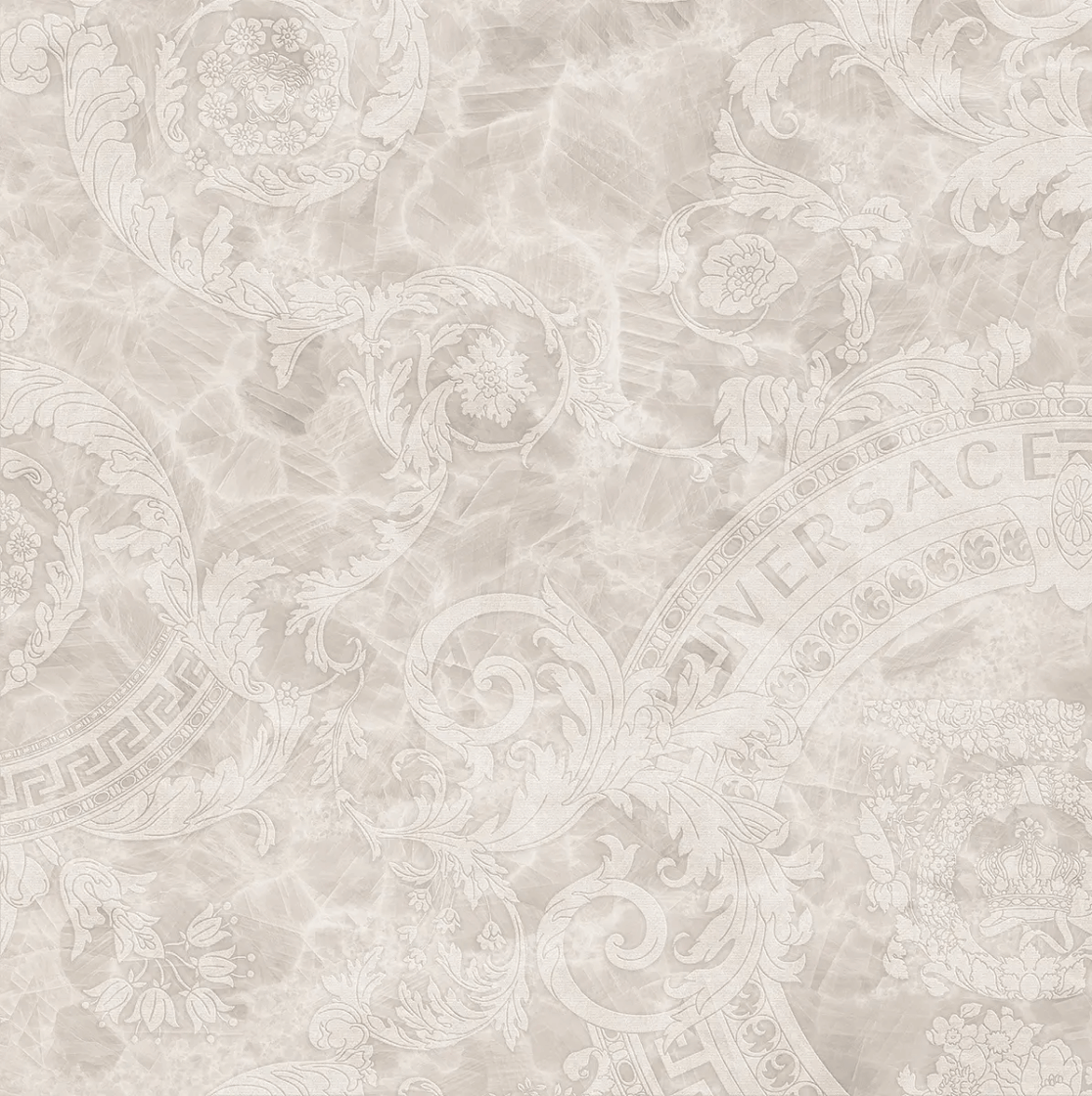 Гранитогрес Meteorite Megabarocco Bianco Nat 60×60 - AVE Ceramica