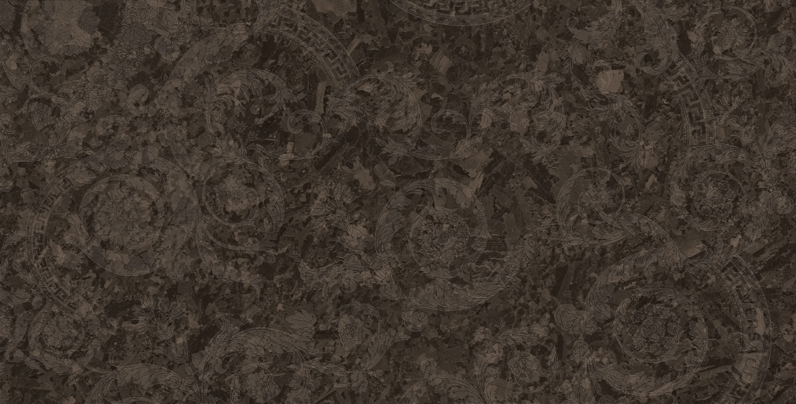 Гранитогрес Meteorite Megabarocco Moka Lap 60×120 - AVE Ceramica