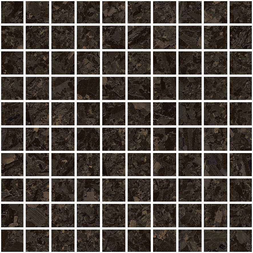 Гранитогрес Meteorite Mosaico Moka Lap 30×30 - AVE Ceramica