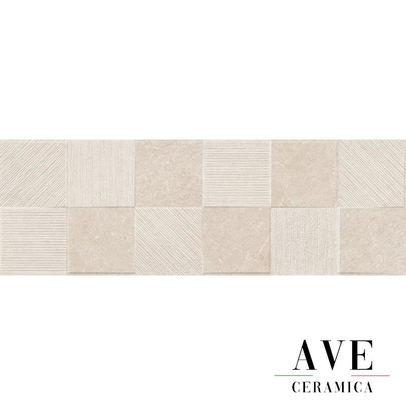 Фаянс за баня Ragno Eterna CleanOut 3D Quadro Blanco 30х90 - AVE Ceramica