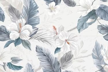 Фаянсови декорни плочки Mixed  Decoro Ibisco Statuario Venato 80х120 - AVE Ceramica