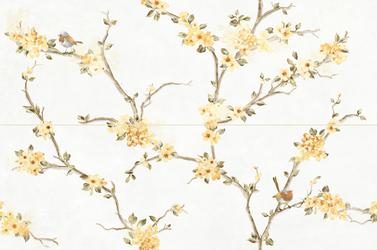 Фаянсови декорни плочки Mixed  Decoro Fiore Di Pesco Bianco Touch 40х120 - AVE Ceramica