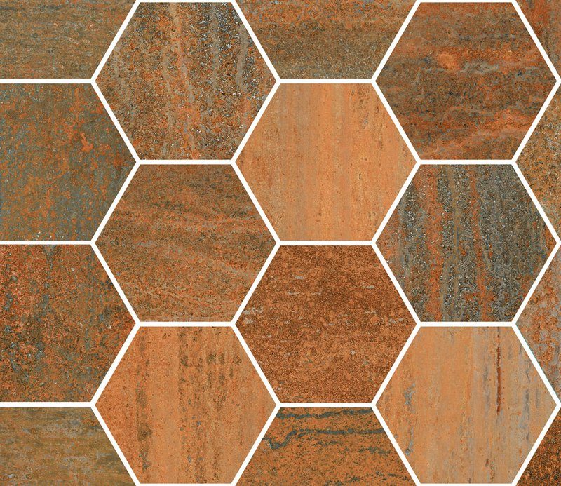 Гранитогрес Mosaico Dripart Maxi Class Copper 30х34,5 - AVE Ceramica