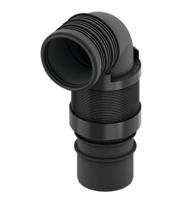 Shop - Гъвкаво коляно за връзка на тоалетна чиния DN 90 - AVE Ceramica