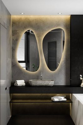 Комплект от две огледала с LED подсветка – IRREGULAR SHAPES - Огледала за баня -  AVE Ceramica