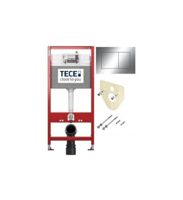 Структури за тоалетни - Kомплект структура за вграждане – TECE Германия – с бутон NOW Лъскав хром - AVE Ceramica
