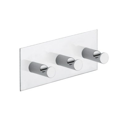 Аксесоари за баня - Mесингова кука за кърпи с 3 позиции - AVE Ceramica