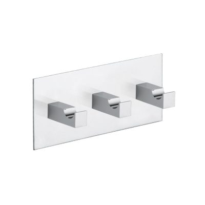 Аксесоари за баня - Mесингова кука за кърпи с 3 позиции 3330 - AVE Ceramica