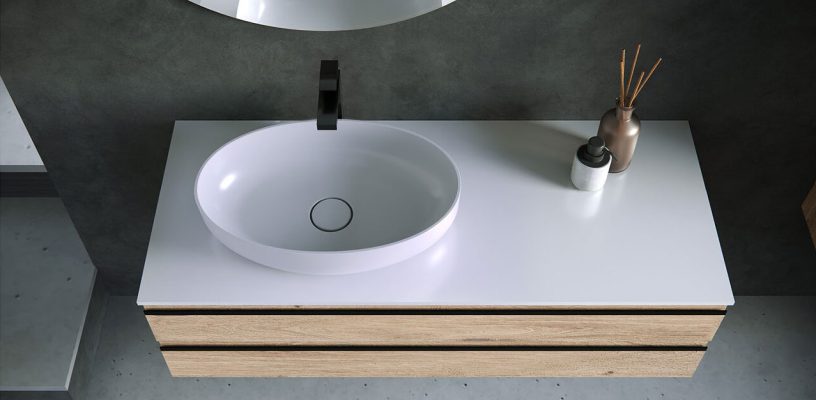 Мивки за баня - Мивка Aleхis soft 550 ON - AVE Ceramica