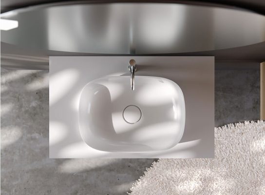 Мивка за баня серия Aleхis LUX 500 - Мивки за баня -  AVE Ceramica
