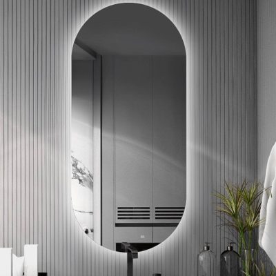 Овално огледало с LED осветление Sense 60х120 - Огледала за баня -  AVE Ceramica