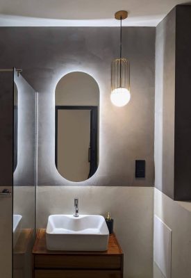 Овално огледало с LED осветление Sense 60х120 - Огледала за баня -  AVE Ceramica
