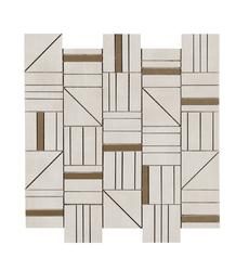 Плочки за баня Ragno Resina Grigio Mosaico Forme 40х43 - AVE Ceramica