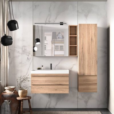 Долни шкафове за баня - Шкаф с мивка Naomi OUN 80 - AVE Ceramica