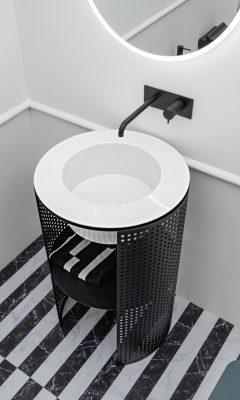 Shop - Шкаф за баня с корпус от неръждаема стомана Skyland - AVE Ceramica