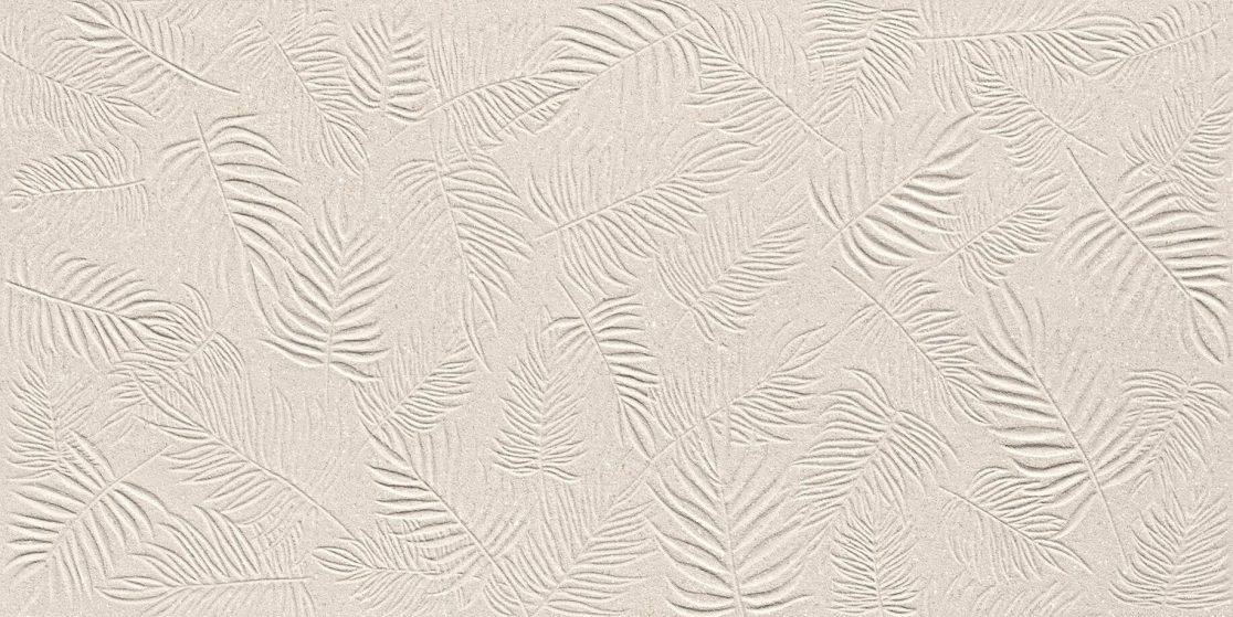 Фаянсови плочки 3D Wall Carve Leaf Ivory 40х80 - AVE Ceramica