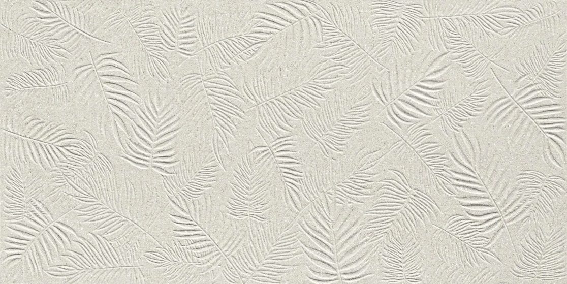 Фаянсови плочки 3D Wall Carve Leaf Pearl 40х80 - AVE Ceramica