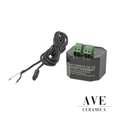 Структура за вграждане с активатор TECE LUх mini Black glass - Структури за тоалетни -  AVE Ceramica