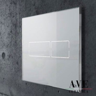 Структури за тоалетни - Структура за вграждане с активатор TECE LUх mini White glass - AVE Ceramica