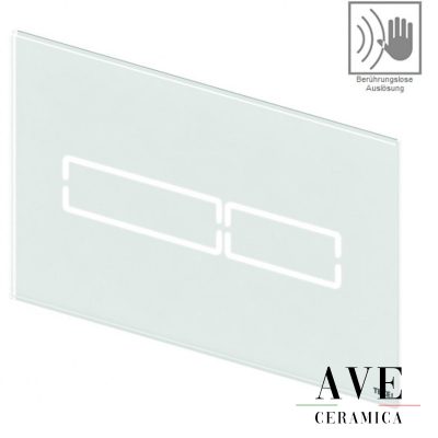 Структура за вграждане с активатор TECE LUх mini White glass - Структури за тоалетни -  AVE Ceramica