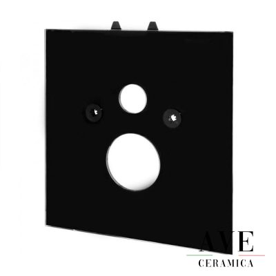 Структура за вграждане и панел TECE LUх Black glass - Структури за тоалетни -  AVE Ceramica