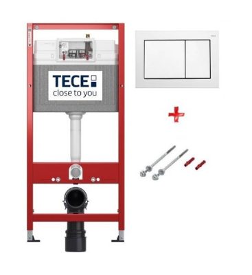 Структури за тоалетни - TECEbase структура за вграждане с казанче Base, активатор Base бял - AVE Ceramica
