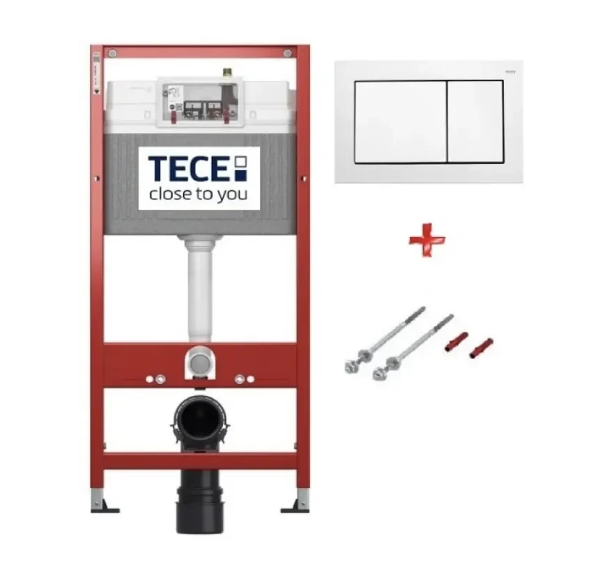 TECEbase структура за вграждане с казанче Base, активатор Base черен мат - AVE Ceramica