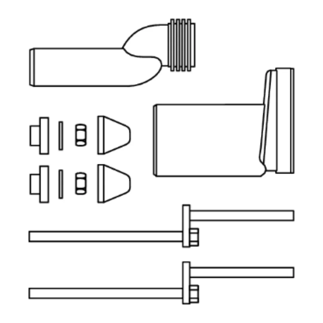Комплект за регулиране височината на тоалетна чиния - AVE Ceramica