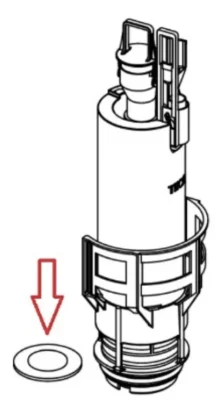 Силиконово уплътнение за изпускащ клапан А22 - Shop -  AVE Ceramica