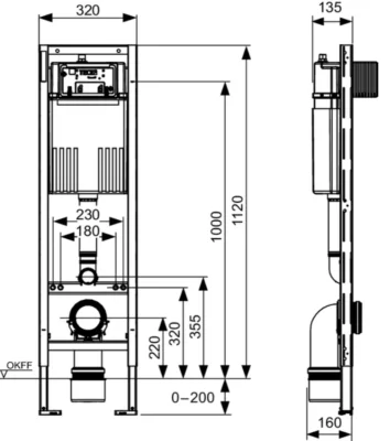 TECEbase 320 – структура за вграждане с широчина 320мм - Shop -  AVE Ceramica