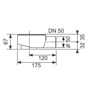 Сифон TECEdrainline “flat”, страничен сифон DN 50 - Сифони за баня -  AVE Ceramica