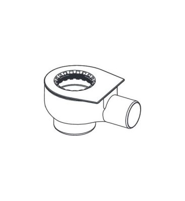 Сифон TECEdrainline “standard”, страничен сифон DN 50 - Сифони за баня -  AVE Ceramica