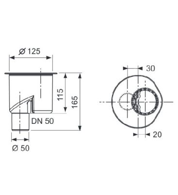 Сифон TECEdrainline “vertival”, DN 50 - Сифони за баня -  AVE Ceramica