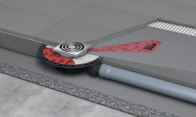 Подов сифон с фланец със странично оттичане с решетка - Сифони за баня -  AVE Ceramica
