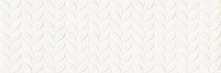Плочки за баня Ragno Vida Struttura Foglia 3D Bianco Rett 30х90 - AVE Ceramica